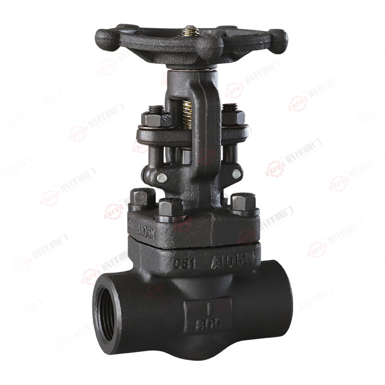 Forged steel threaded gate valve