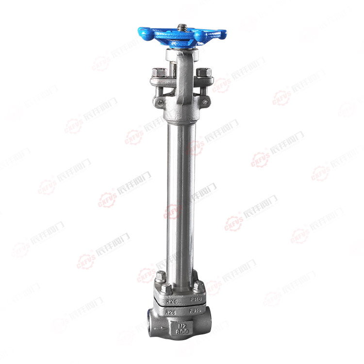 Forged steel low-temperature butt-weld gate valve
