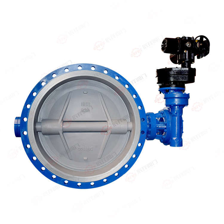 Electric flange butterfly valve