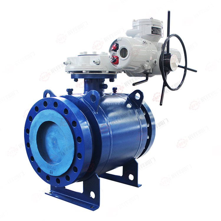 Electric forged steel flange ball valve